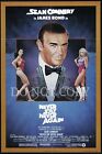 JAMES BOND NEVER SAY NEVER AGAIN 13x19 GLOSSY MOVIE POSTER Only A$20.23 on eBay