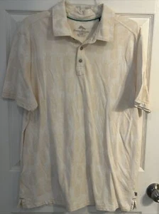Tommy Bahama Polo Shirt Pineapples Golf Men's Size Large - Picture 1 of 9