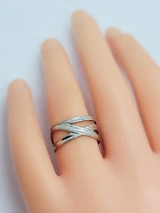 Anillo vintage de plata esterlina 925 talla 5,75 (21) - Imagen 1 de 3