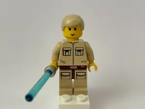 LEGO Star Wars Luke Skywalker Minifigure Cloud City 2003 (10123) sw103 NO CRACKS - Picture 1 of 8