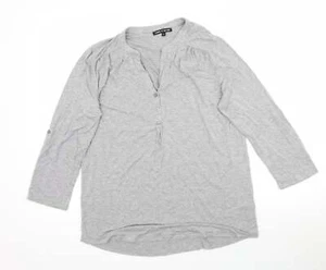 Cable & Gauge Womens Grey Viscose Blend T-Shirt Size M - Picture 1 of 12