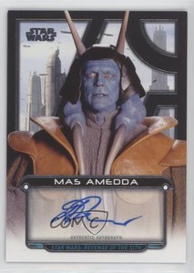 2017 Star Wars Galactic Files Reborn /184 David Bowers Mas Amedda as Auto 0t58