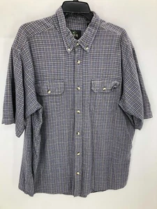 Camisa Red Head Para Hombre XL Multicolor A Cuadros Manga Corta Bolsillos Abotonados Exterior - Imagen 1 de 6