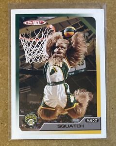 2006 Topps Total Mascot Squatch Seattle SuperSonics Basketball Card #425 NBA HOF