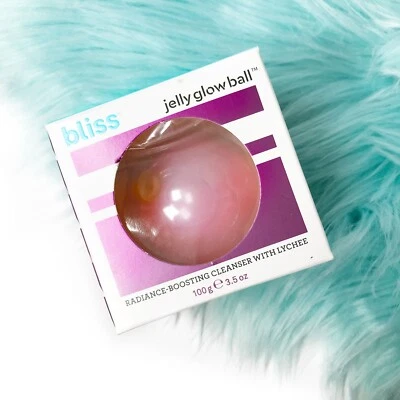 Bliss 果冻发光球荔枝注入清洁剂 100 克 3.5 盎司全新带盒 — 第 1/4 张图片