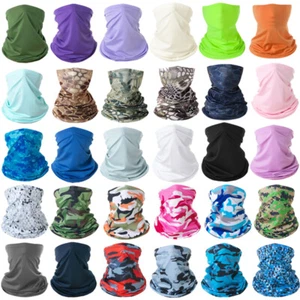 FaceMask Balaclava Tube Bandana Cover Snood Neck GaiterScarf Reusable Washable🔥 - Picture 1 of 54