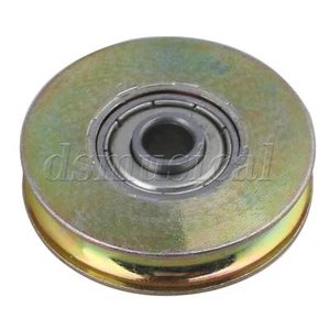 U-Nut abgedichtetes Kugellager 6,4 x 38 x 8,3 mm Drahtseil Laufbahn Führungsrolle - Bild 1 von 8