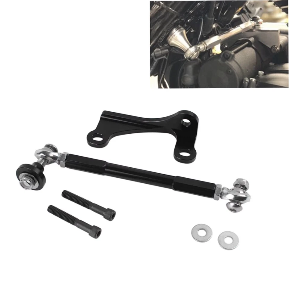 Black Anodized Frame Stabilizer For Harley Touring CVO Electra Glide 09-16 2015 Foto 1 de 4
