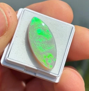 Piedra preciosa suelta australiana ópalo verde brillante marquesa Allens Rise de 10 quilates opl027 - Imagen 1 de 8