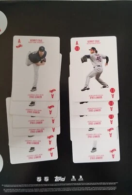 2019 2020 Topps 52 Card Baseball Game By Kenny Mayne Gerrit Cole - Image 1 of 4