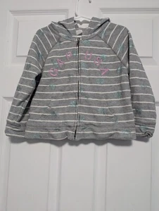 GAP logo floral zip hoodie size 4 years - Picture 1 of 4