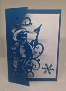 Weihnachten - Stanzkarten Kunst Karten handgefertigt - Bild 1 von 4
