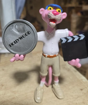 Pink Panther 4.5” Bendy Poseable UA Corp Figure 1999 movie director figure - Image 1 of 4