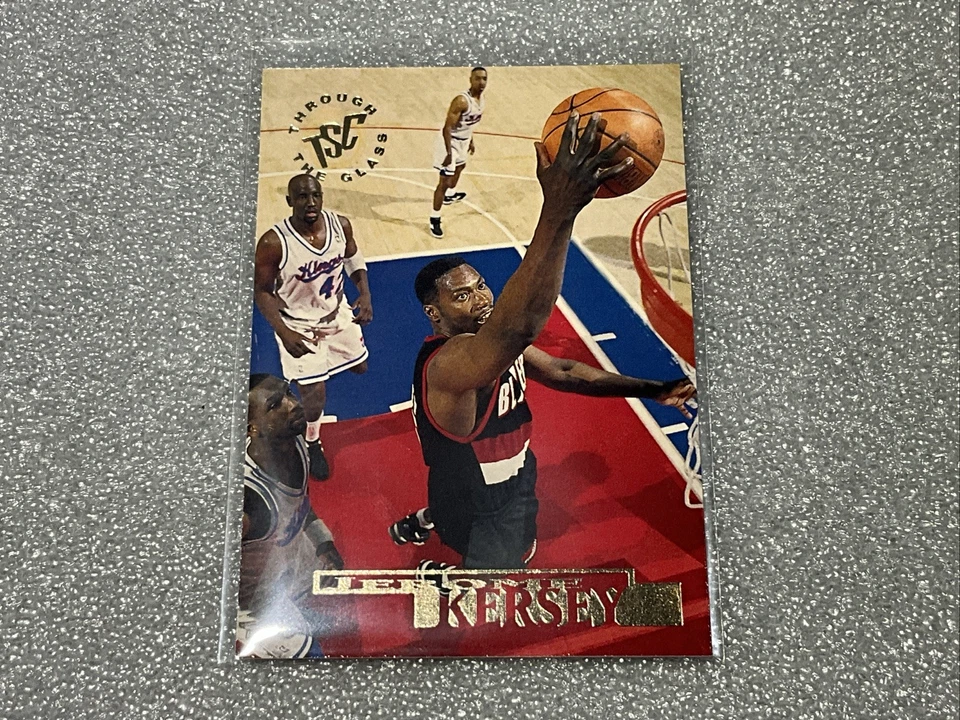 1994-95 Topps Stadium Club Through The Glass JEROME KERSEY   #41  NM FREE SH - Image 1 of 2