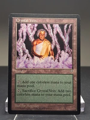 MTG Magic the Gathering Crystal Vein - Mirage - Land ✅NM✅ - Image 1 of 2