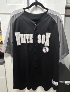 Chicago White Sox Sewn Authentic Genuine Merchandise Black Jersey Mens XL *READ* - Picture 1 of 5