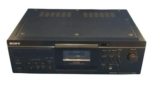 Negro Sony TC-KA3ES 3 cabezales estéreo casete cubierta Japón usado - Imagen 1 de 10
