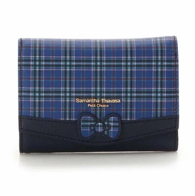 Sin usar Sanrio Hello Kit × Samantha Thava Kawaii Cartera a cuadros azul Descontinuada Foto 1 de 3