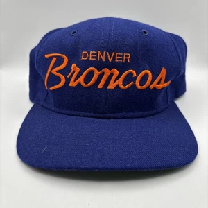 De colección Denver Broncos Gorra Gorra Snap Back NFL Fútbol Guión Deportes Especialidades - Imagen 1 de 8