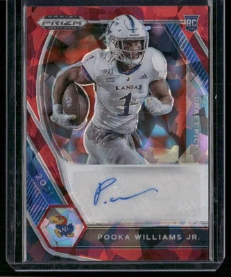 2021 Panini Prizm Pooka Williams Jr. Draft Picks Autographs Red Ice - Image 1 of 2
