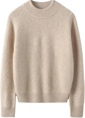 UNIQLO Souffle Yarn Women’s Crew-Neck Sweater Off White Ivory Pullover Size S - Image 1 of 4