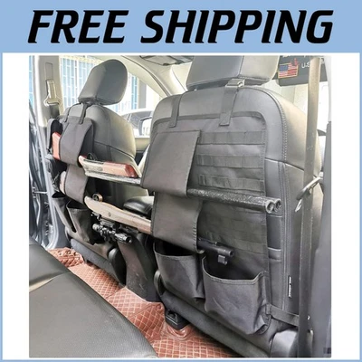 Universal Vehicle Seat Back Gun Rack Organizer - MOLLE Panel Hunting Storage - Image 1 of 4