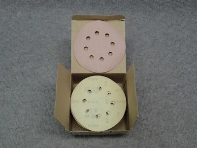 SAIT 4S Prem Hook/Loop Paper 5" Disc, Grit 320X VAC HOLES, QTY 50, 37541 (W14) - Image 1 of 2