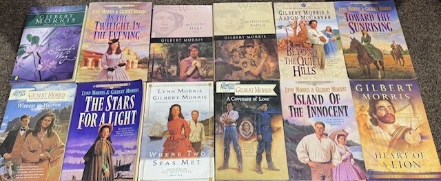 Gilbert Morris & Lynn Morris Lot/12 Christian Fiction Books - Exciting Faith - Image 1 of 1