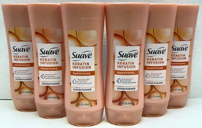 Suave Keratin Infusion Smoothing Conditioner, 12.6oz, Pack of 6, Free Shipping!! - Image 1 of 4