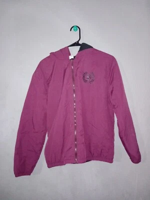 Victoria’s Secret PINK  Sherpa Full Zip Hooded Purple Jacket XS — 第 1/4 张图片