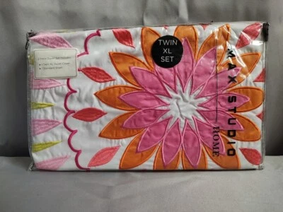 Max Studio - (2 piezas) Twin XL - Juego de edredón floral - Nuevo en paquete Foto 1 de 3