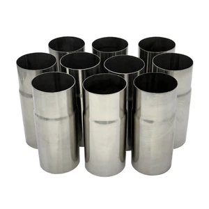 304 Stainless Exhaust Pipe Reducer Adapter Tips 2.5" ID to 2.75" OD (5 PAIR) - Picture 1 of 5