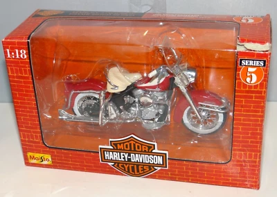 Maisto Harley Davidson 1962 FLH Duo Glide Motorcycle Diecast 1:18 Series 5 - Image 1 of 4