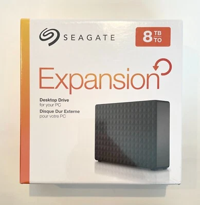 Seagate STEB8000100 8 TB,External,5400 RPM,3.5 inch (STEB8000100) Hard Drive - Image 1 of 2