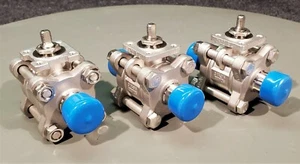 VNE EG90CC-6.75 STAINLESS STEEL 3/4" SANITARY BALL VALVE 1000 PSI WOG NO HANDLE - Picture 1 of 6