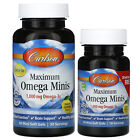 Maximum Omega Minis, Natural Lemon, 1,000 mg, 80 Mini Soft Gels (500 mg per Soft
