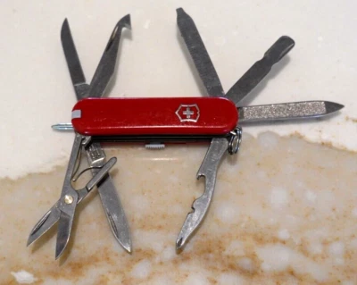 Victorinox Mini Champ Swiss Army Pocket Knife, 18 Tools, Red - Image 1 of 4