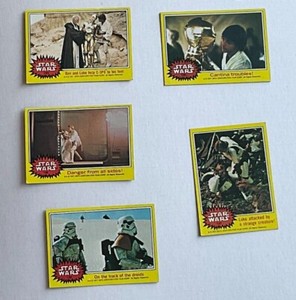 1977 Topps Star Wars Series 3 Yellow Singles U PICK good to very fine SHIP FREE