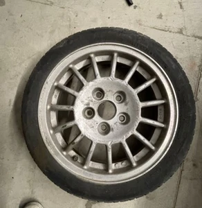 86-91 Mazda RX7 RARE Aluminum Spare Wheel & Tire! 16" Enkei 5 Lug! 5x114.3 - Picture 1 of 3