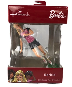 Hallmark 2018 Soccer Barbie Christmas Ornament Red Box Edition NIB - RETIRED - Picture 1 of 2