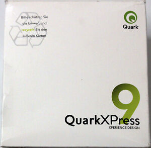 Quark QuarkXPress 9 - Mac, Windows - Deutsch, Upgrade-Version