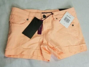 Girls Jean Shorts Vigoss Apollo Summer Casual (Peach) sizes 12 - Picture 1 of 4