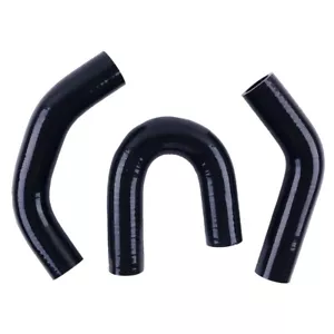3Pcs Silicone Radiator Coolant ByPass Hoses For John Deere 650 750 2T80 3T80 - Imagen 1 de 9