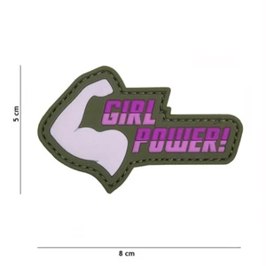 Morale Patch 3d,PVC, Girl Power, hook and loop, feminism. - Picture 1 of 1