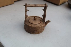 CHINA CLAY TEAPOT - TALL HANDLE - YIXING? VINTAGE INV TP6 -1 - Picture 1 of 5