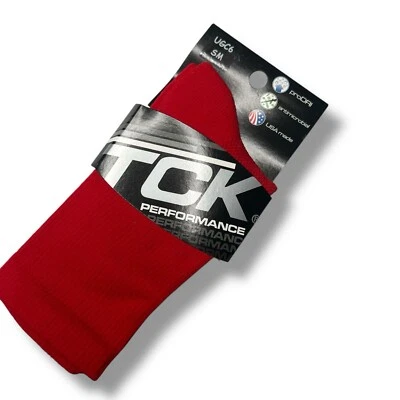 TCK Performance 袜子红色小号 1 双新品 — 第 1/3 张图片