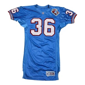 Vintage Tennessee Oilers Game Day Trikot Erwachsene Gr. 44 blau #36 RAR 1998 Authentic - Bild 1 von 16