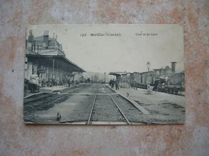 FRANCE CPA 15 CANTAL AURILLAC QUAI DE LA GARE (E70) - Picture 1 of 2