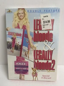 NEU Legally Blonde 1 & 2 Doppel Spielfilm DVDs VERSIEGELT Reese Witherspoon - Bild 1 von 4