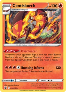 1x Centiskorch 030/163 - Battle Styles - Pokemon TCG - Reverse Holo NM - Picture 1 of 1